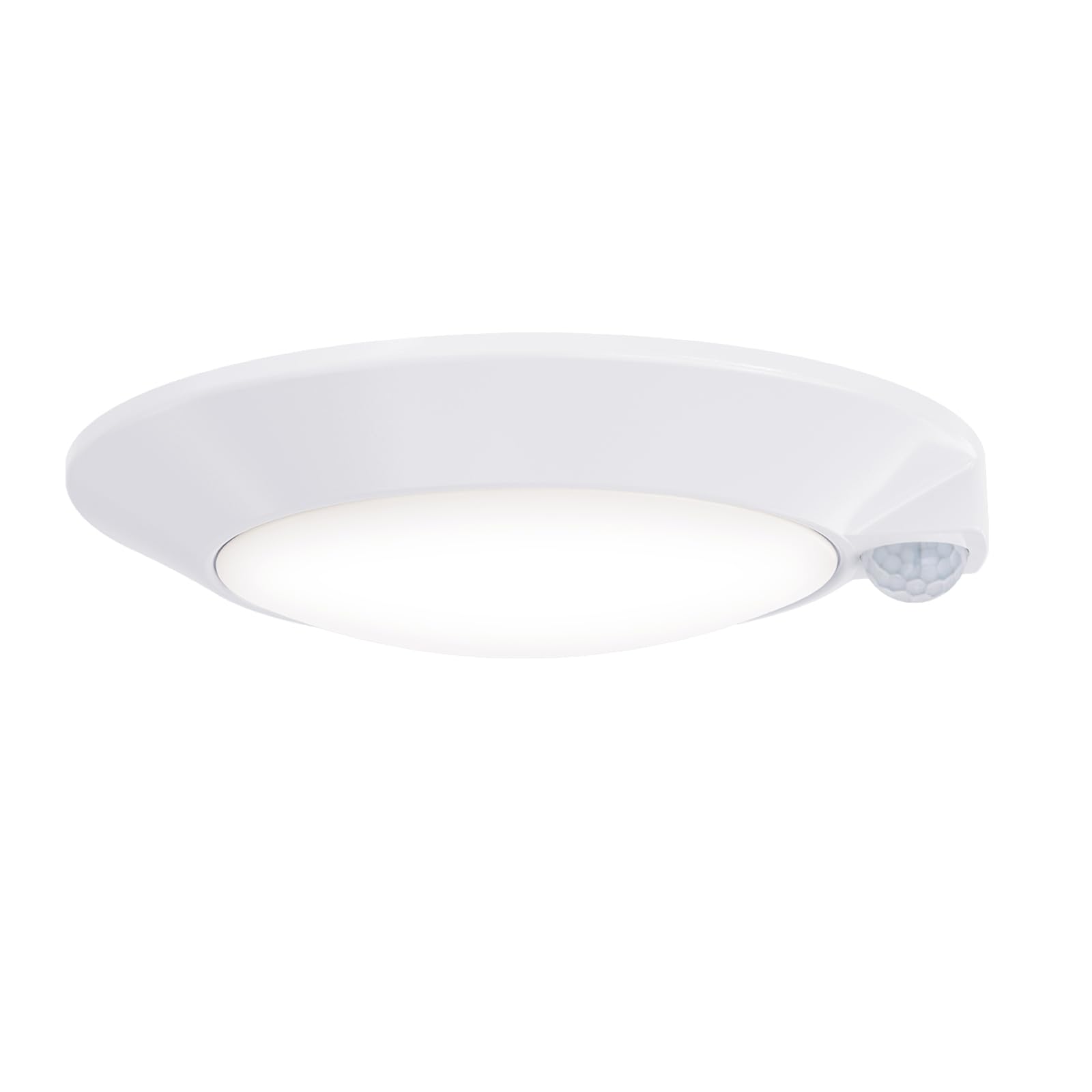 Sofiton 4 Inch Motion Sensor Ceiling Light  10W 650LM  60s Timeout  120V LED Disk Lights  CRI90+  ETL Certified  Non-dimmable  Wet Location - Closets  Hallway  Entryway  Stairs  1 Pack
