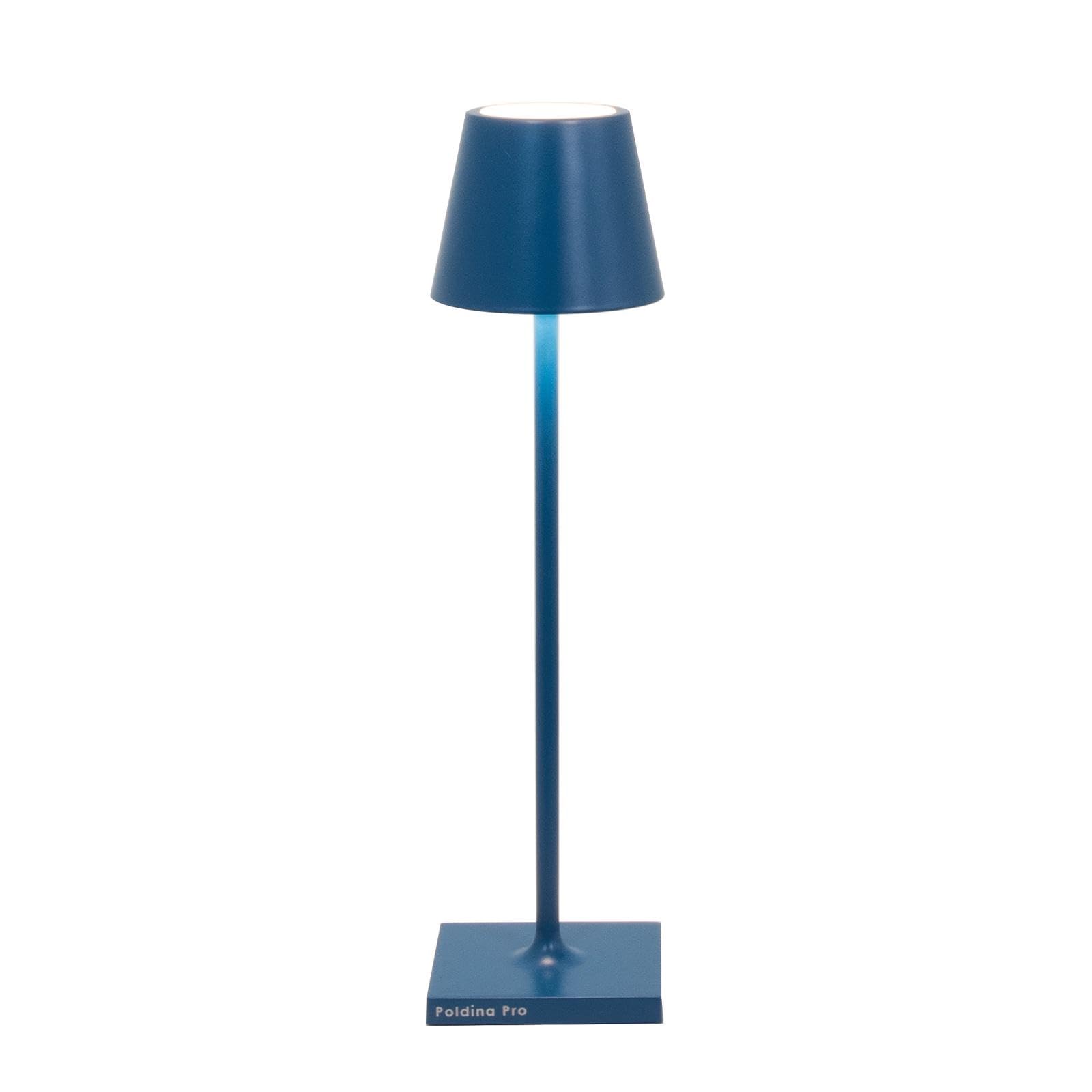 Zafferano, Poldina Micro Lamp, Rechargeable Cordless Table Lamp with Touch Controls, Suitable for Indoor and Outdoor, Dimmer, 22