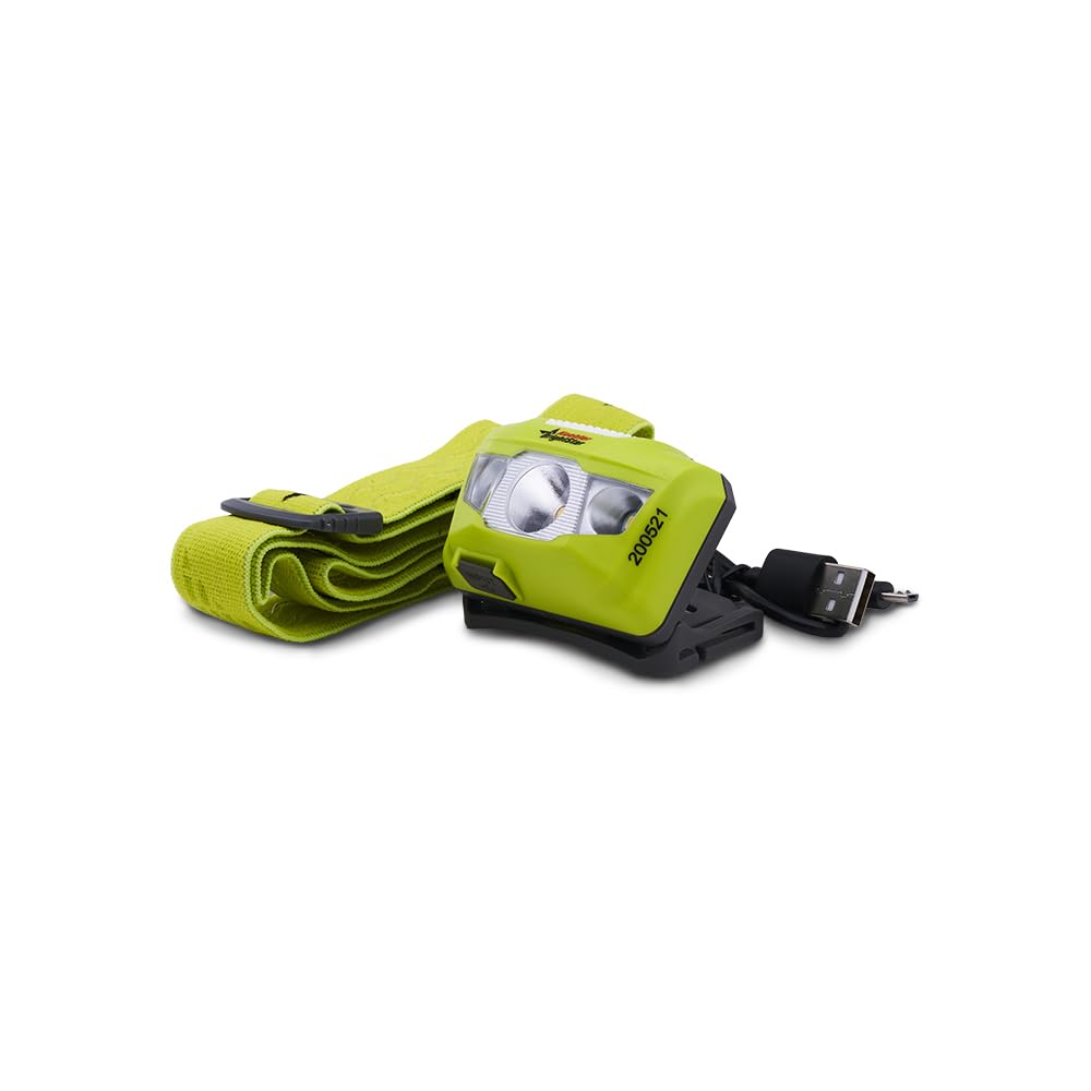Bright Star Vision Rechargeable LED Headlamp, Intrinsically Safe Safety Headlamp, 185 Lumens, 100-Hour Runtime, IPX4 Water-Resis