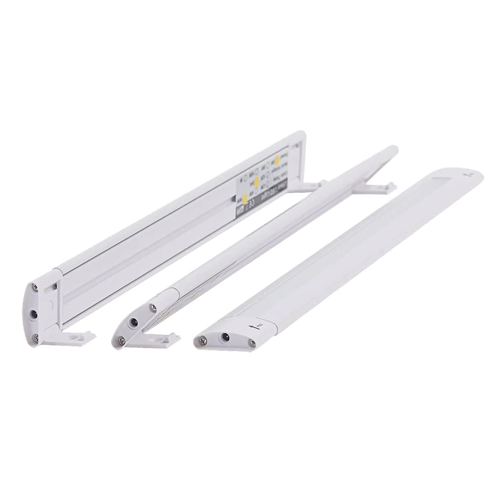 Lunasea Adjustable Linear Led Light W/Built-In Dimmer - 12&quot; Length, 12Vdc, Warm White W/Switch