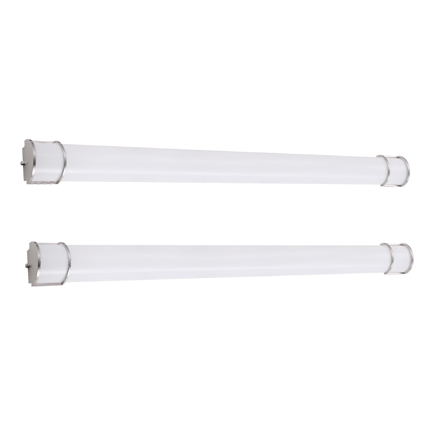 ASD LED Vanity Lighting Fixture 48 Inch Dimmable 35W 3200LM Brushed Nickel 2 Pack A-LVF21-48D35CCNK-2p