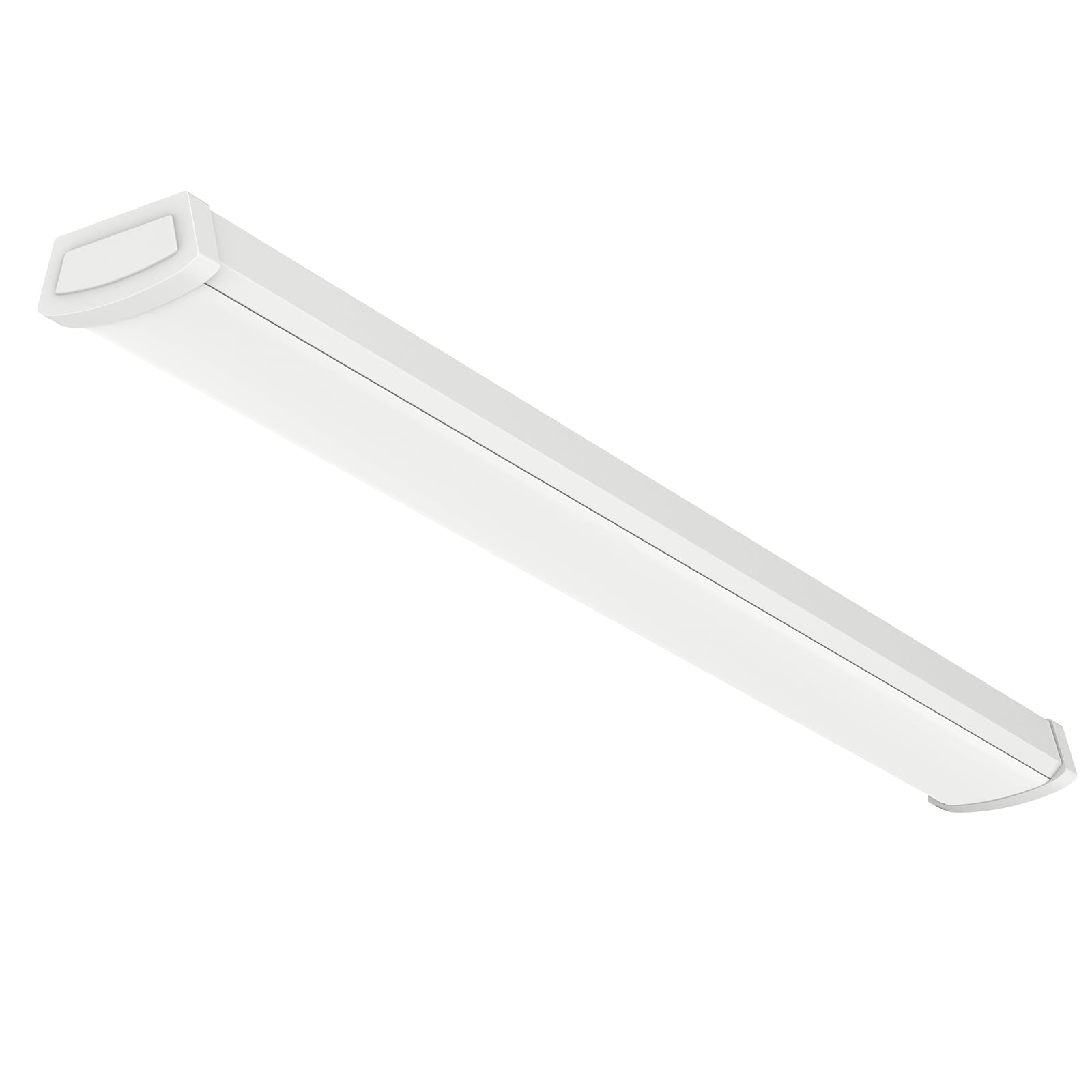 Energetic 4FT LED Wraparound Light, 41W Ceiling Light Fixture for Garage, Shop, Office, Fitness Studio, Laundry, 4000K, White, 1