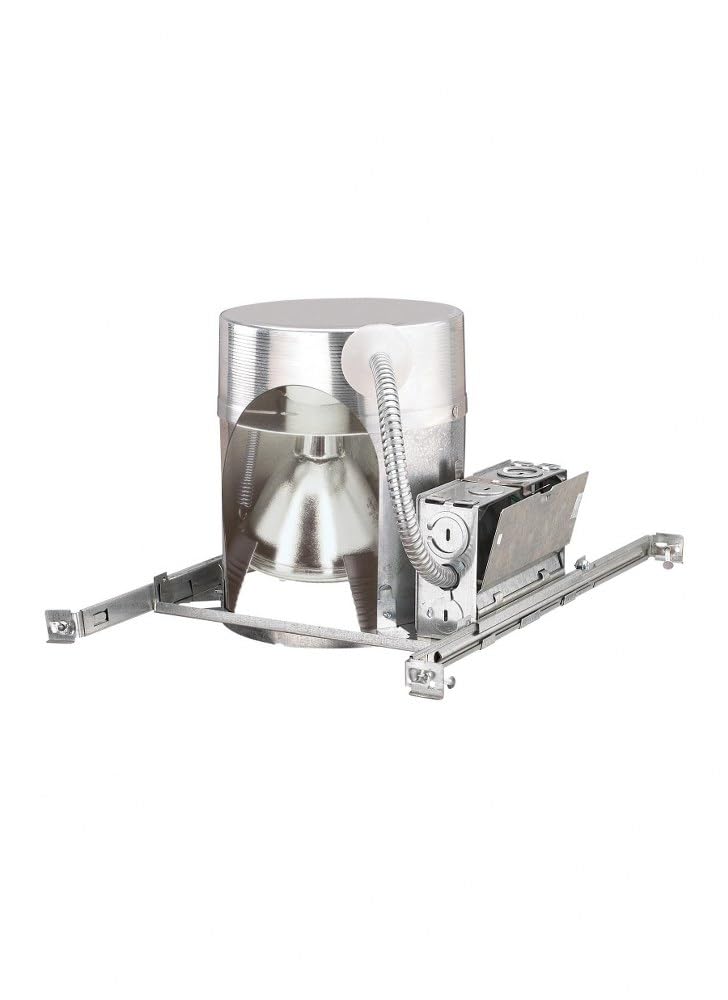 Generation Lighting 1128QC, Recessed Lighting 6 inch IC Rated Recessed, 75 Total Watts, White - 7.875x13.5x10.75