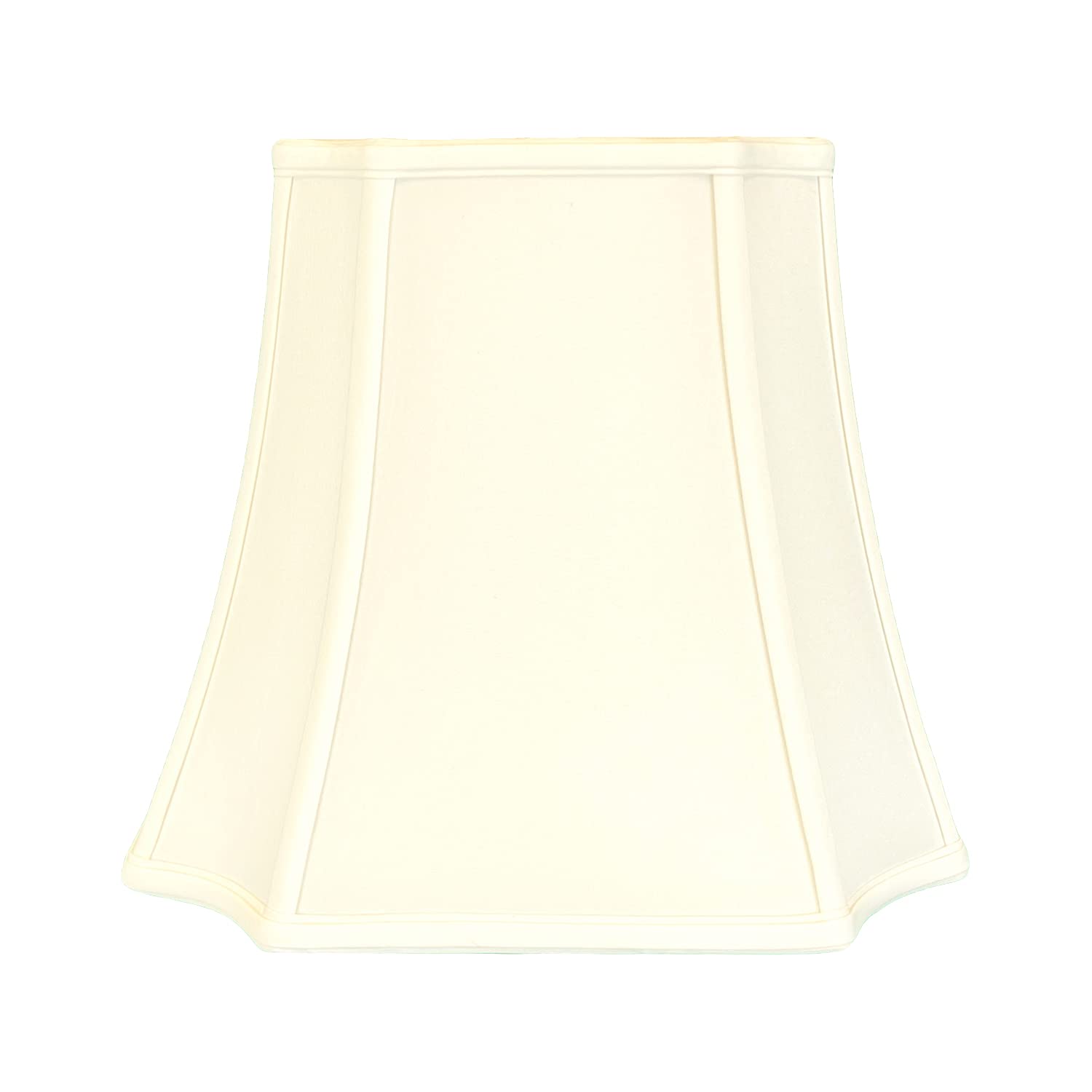 Royal Designs &quot;Rectangle Inverted Cut Corner Lamp Shade, Eggshell, (4.25 X 6)&quot;&quot; X (8 X 11)&quot;&quot; X 8.75&quot;&quot;&quot; (Bs-712-11Eg)