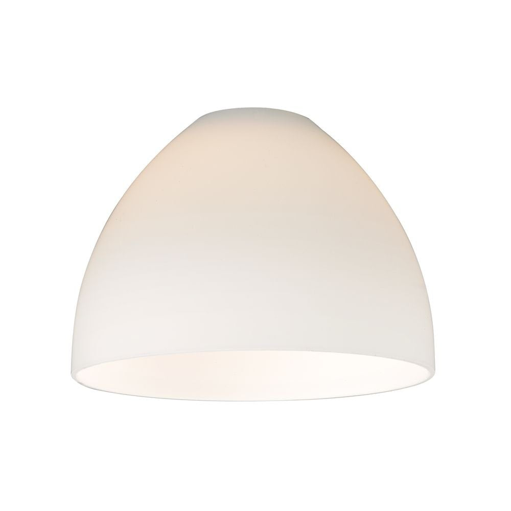 Design Classics Satin White Glass Shade for Light Fixture - 1-5/8-Inch Fitter Opening, White, Glass