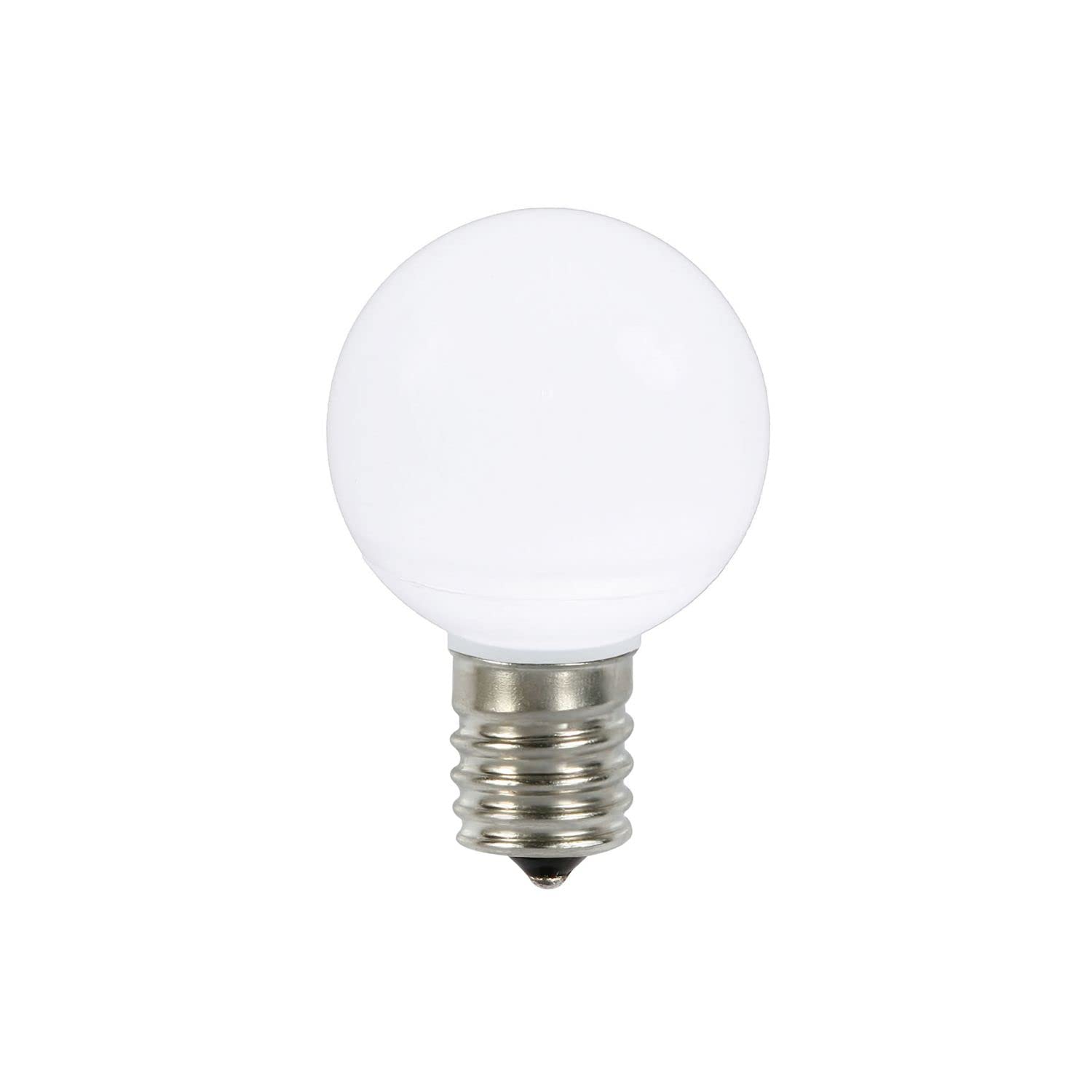 Vickerman G50 Pure White Ceramic LED Replacement Bulb, Package of 25