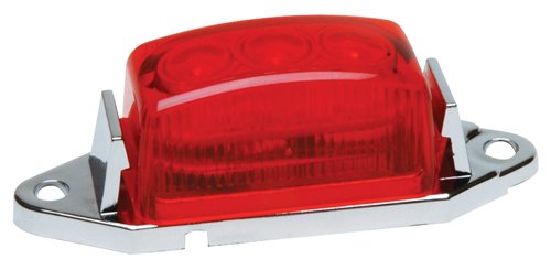 RoadPro Red LED Clearance/Marker Light 1-3/4in x 1in - Model RP-1445R/4P, 4 Pack