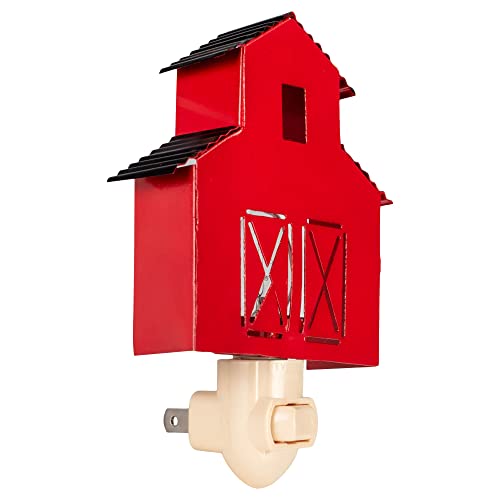 Ctw 370299 Red Barn Night Light, 6-Inch Height