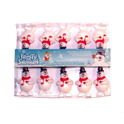 Kurt Adler FT9161 Frosty The Snowman Light - Set of 10