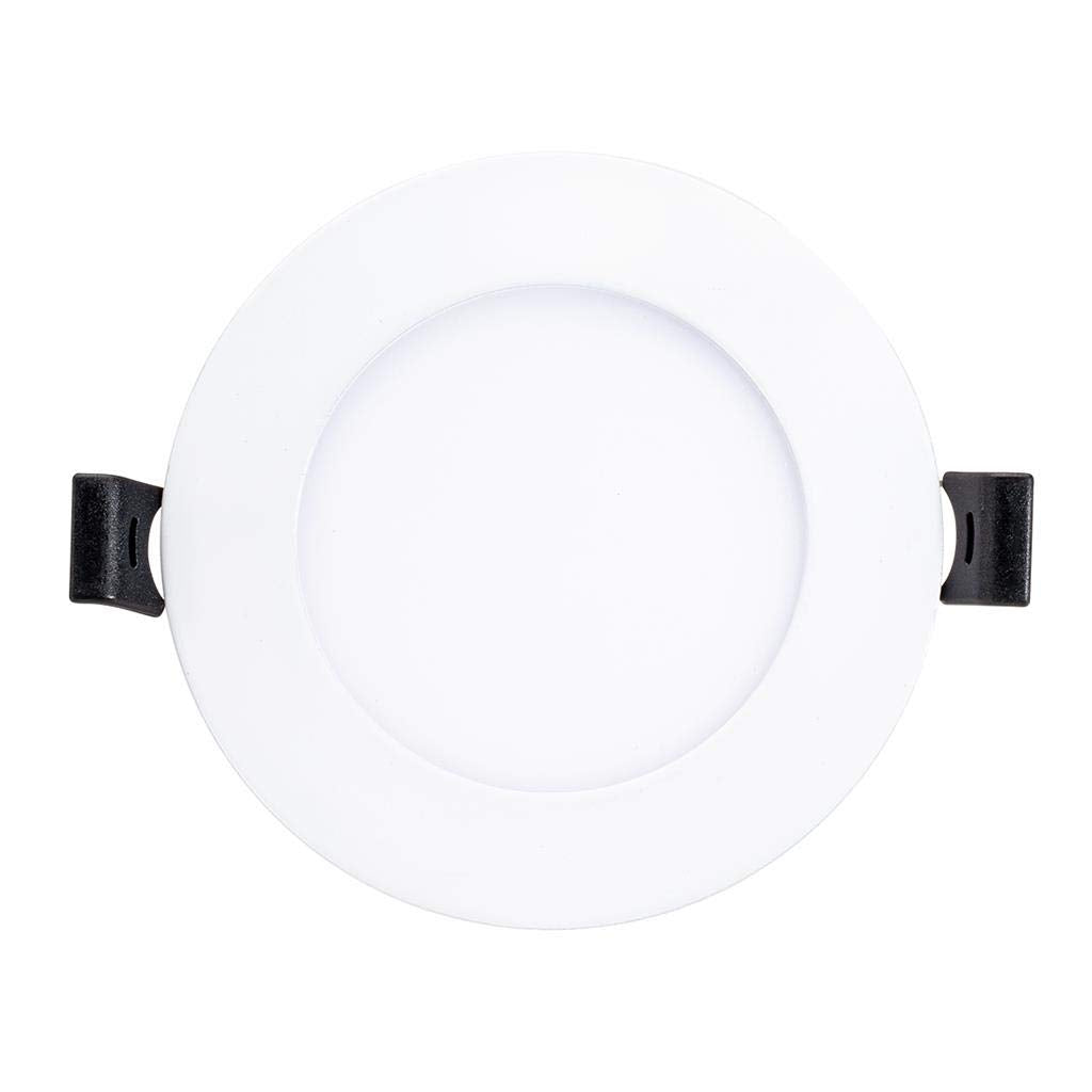 Topaz Led 4 Inch Slim Fit Round Recessed Downlights, 9W, Ceiling Light With Junction Box, 5Cct Selectable 2700K,3000K,3500K,4000K,5000K, White