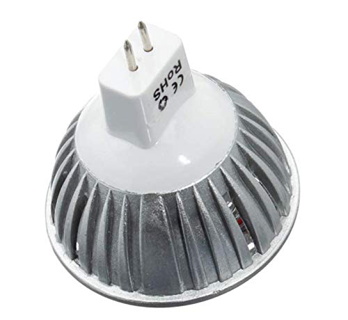 K JINGKELAI MR16 3W LED Bulbs, Warm White 2700K, 60° Beam Angle, 6 Count, Model YZMR16003WW