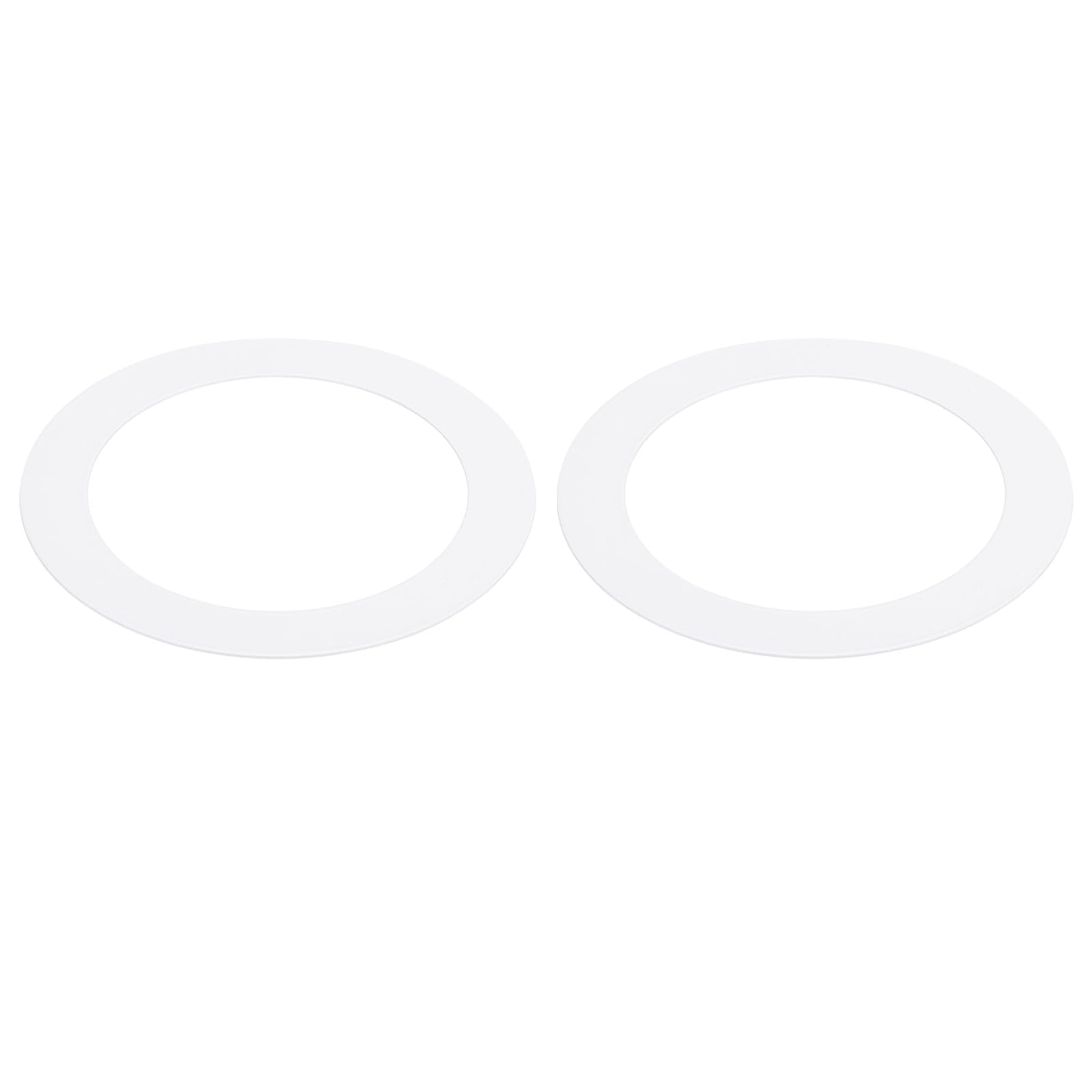 PATIKIL Metal Goof Trim Ring, 2 Pcs 7.28'' OD 5.71'' ID Circular Ceiling Light Trims Ring Recessed Light Cover Ring for Recessed