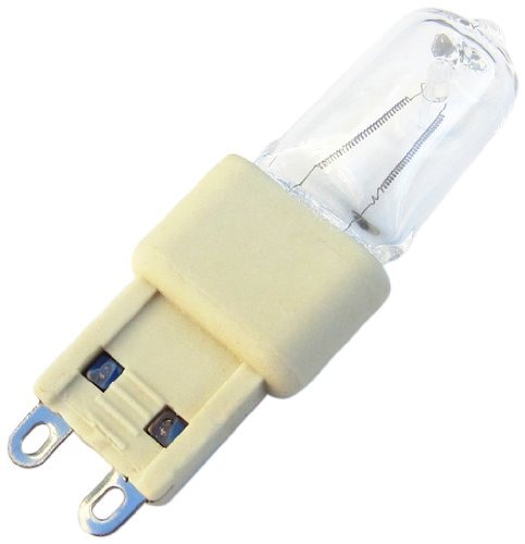 Cbconcept - 10 Bulbs - 110V - 120V Ac 40 Watts, Clear Jcd G9 + Ceramic Base Looped Pin 40W Halogen Light Bulb, For Accent Lighti