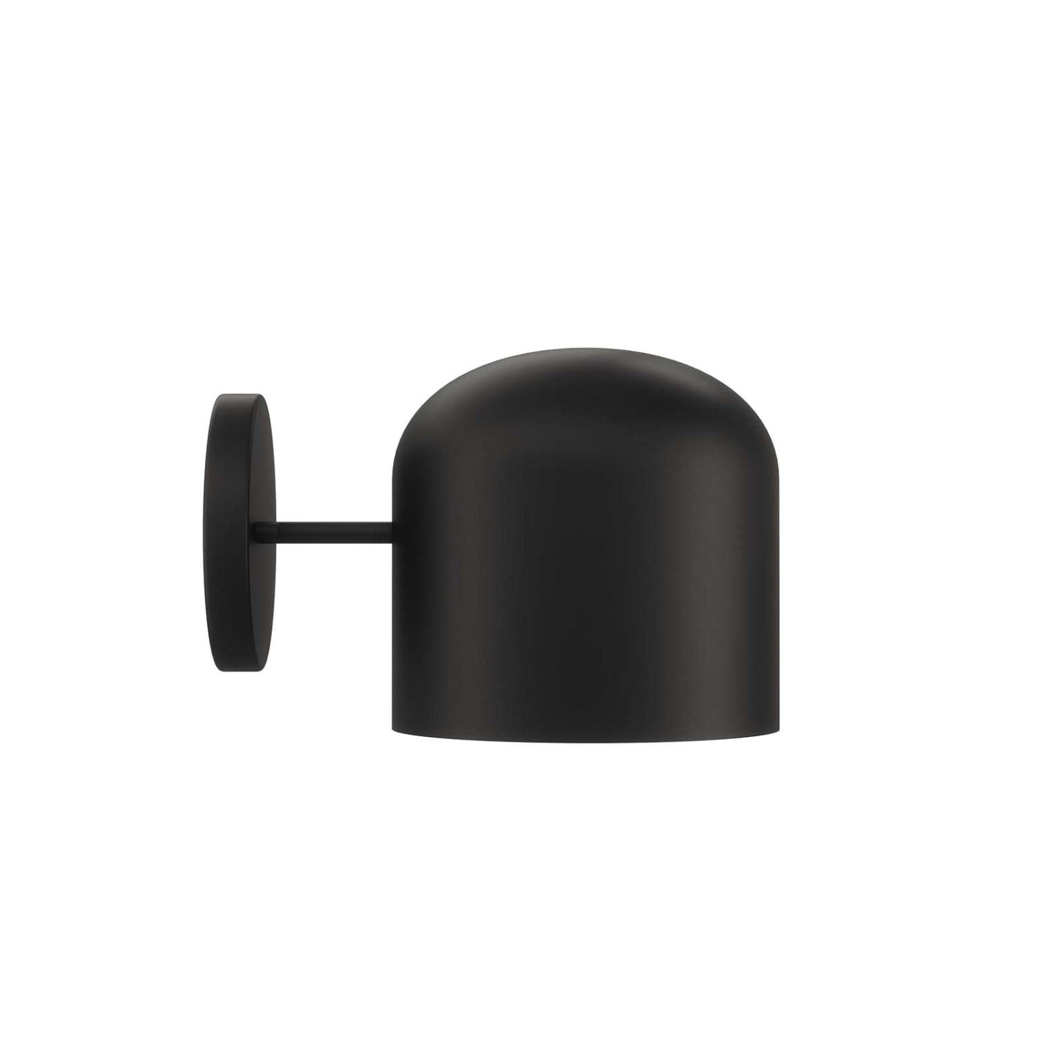 Modway Avenue 1-Light Wall Sconce in Black 11 x 8 x 7.5