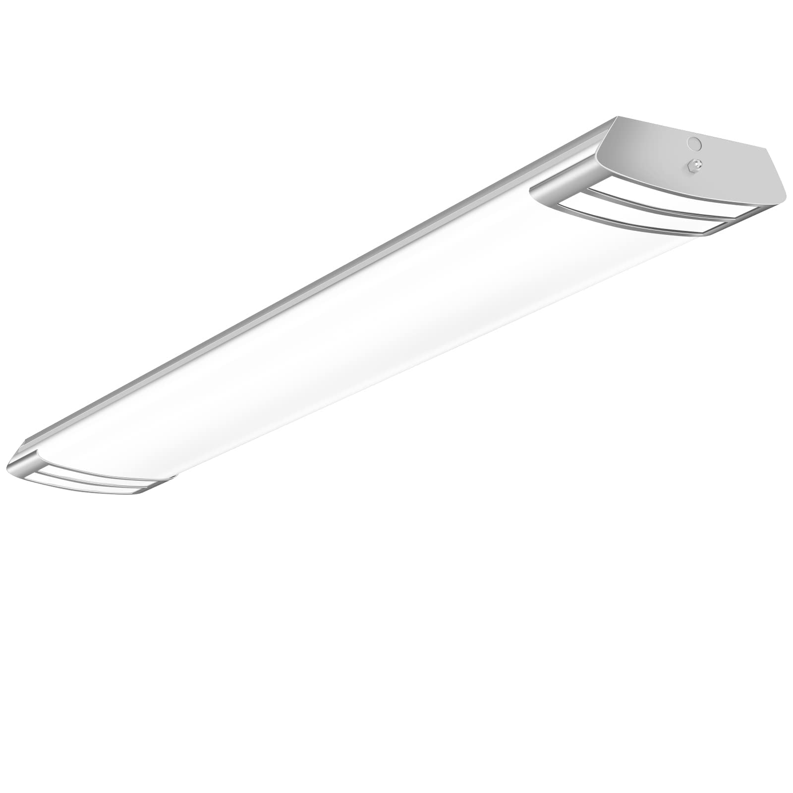 ANTLUX 4FT LED Flush Mount Light, 40W 4500LM, 4000K Neutral White, 6 Inch Wide, Aluminum, Model 6inch