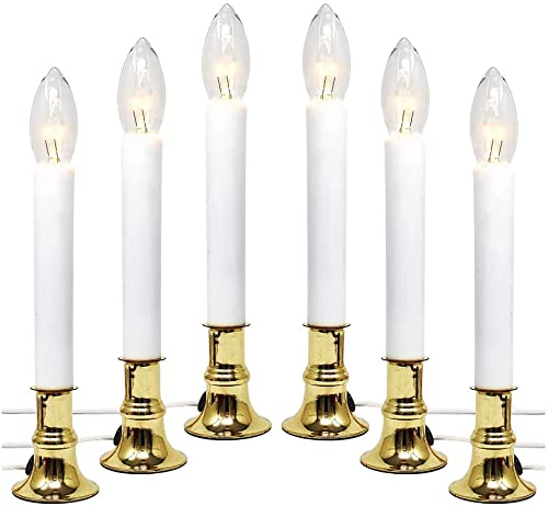 Romasaty 25PK Crystal Clear E12 Candelabra Light Bulbs - 7W, Transparent for Chandeliers, Ceiling Fans, and Fireplaces