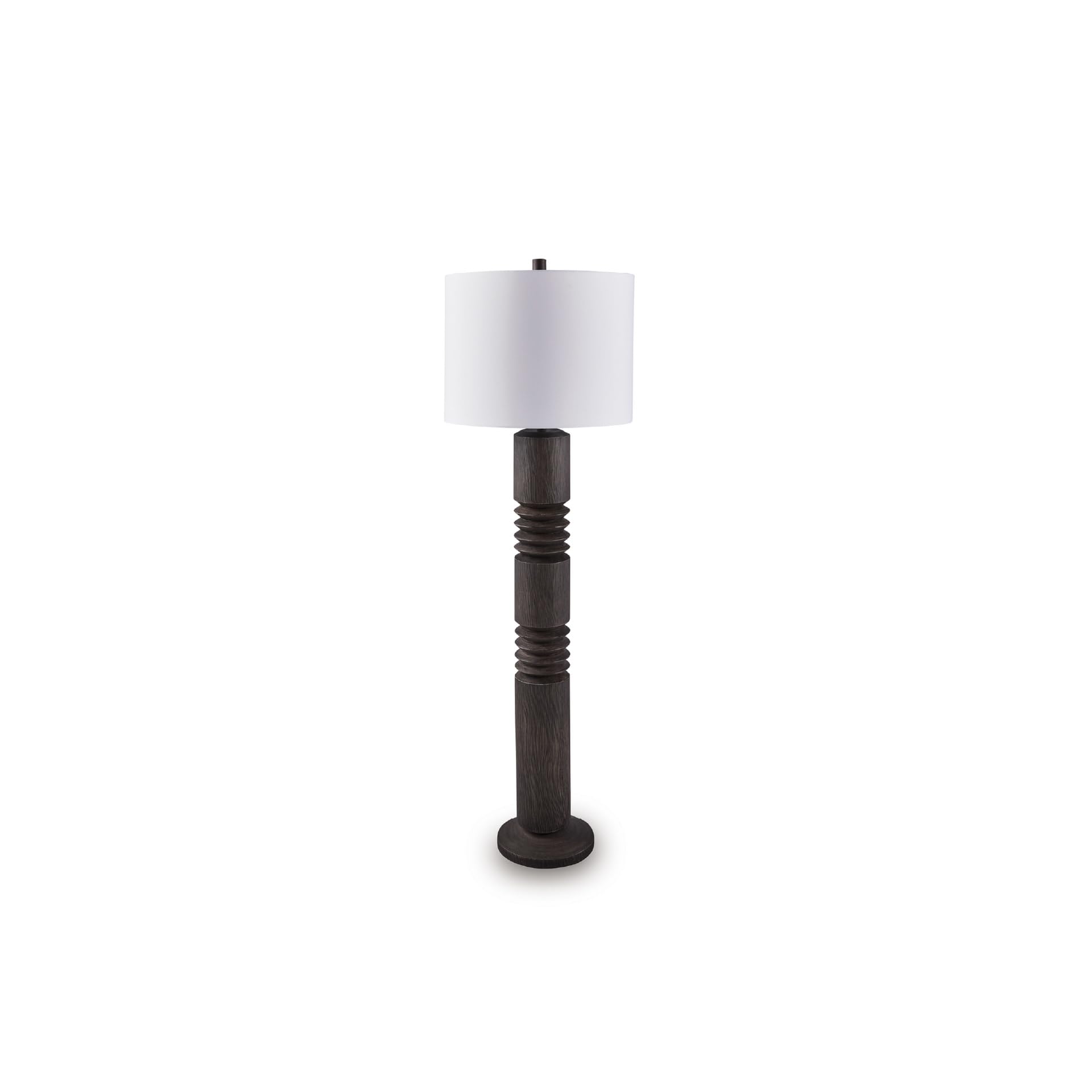 Signature Design by Ashley Fainwell Contemporary Polyresin Floor Lamp with 3-Way Switch, Black