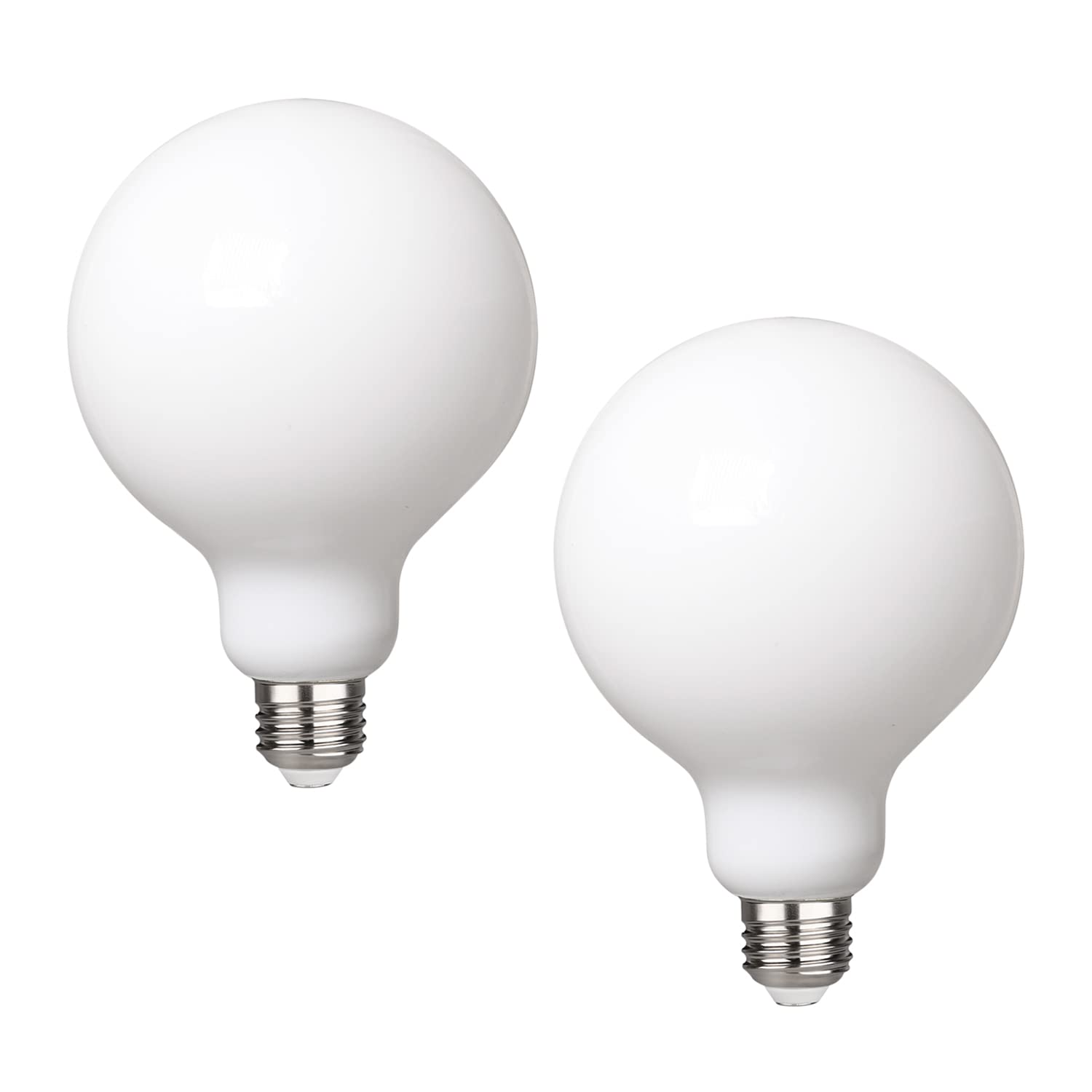 Myemitting 2 Pack G30/G95 Globe Led Bulb, Warm White 2700K Dimmable Led Globe Bulb, 5W Equivalent 40W Led Globe Light Bulbs, Cri