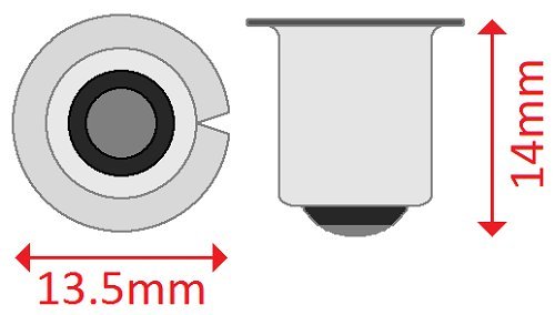 CEC PR18 Bulbs, 7.2V, 3.96W, P13.5s Base, B-3.5 Shape, Box of 10