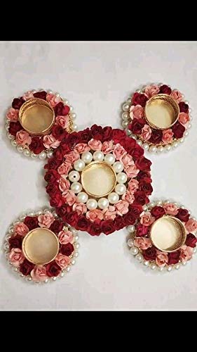 Sanvatsar Home Decorative Diya Set of 5 | Corporate Gift, Christmas Candle, New Year Candle, Diwali Gift Diya for puja, Light Di