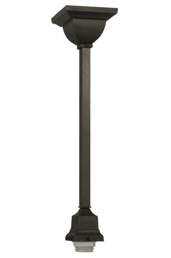 Meyda Tiffany Lamp Base and Fixture Hardware, Model 150821, Bronze/Dark Glass