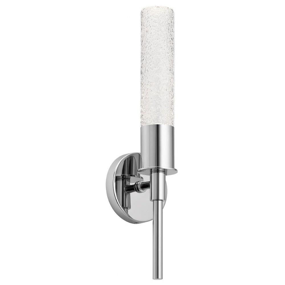 Elan 83829 Glacial Glow Wall Sconce, Chrome, 7W