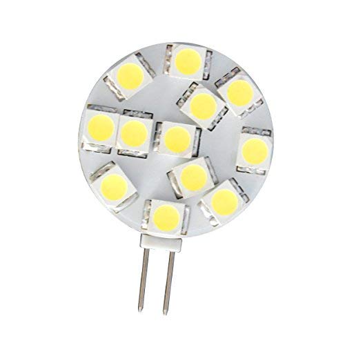 Dream Lighting LED G4 Replacement Bulb, Dimmable, Pure White, Pack of 6, Model 0211311NX6