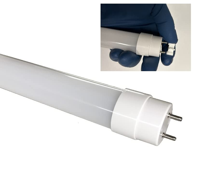 Fulight Type B & 12-30V Dc Led F15T8 Tube Light (Rotatable) -18-Inch (17-3/4 Inches Actual Length) 1.5Ft 7W, Warm White 3000K, D