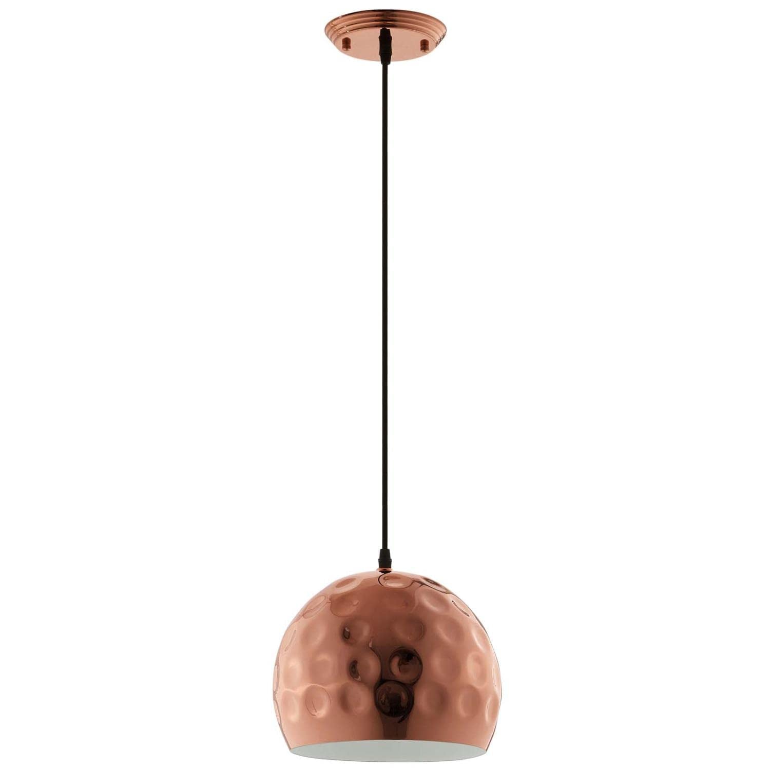 Modway Dimple Contemporary Modern Half-Sphere 10 Shade Hanging Ceiling Light Pendant