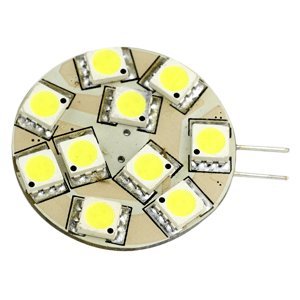 Lunasea Lighting G4 LED Side Pin Light Bulb 12VAC/10-30VDC 2W 140 Lumens Warm White Model LLB-21TW-21-00