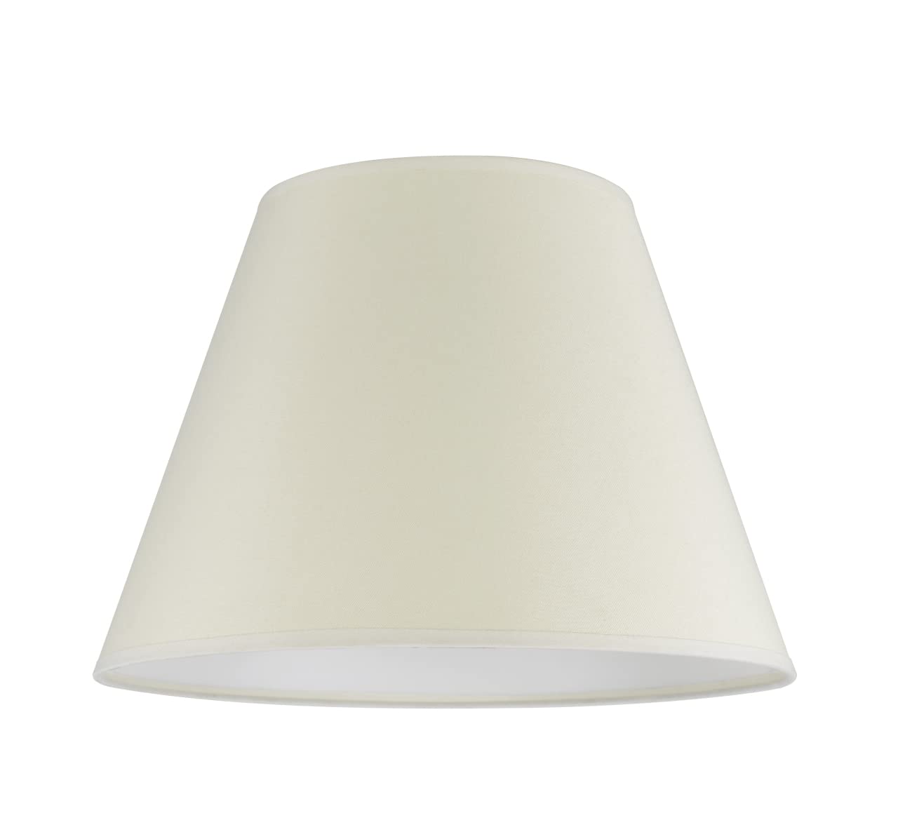 Aspen Creative Transitional Empire Lamp Shade, Cream, 7in Top x 13in Bottom x 9.5in Slant Height, Model 32009A, Tetoron Cotton