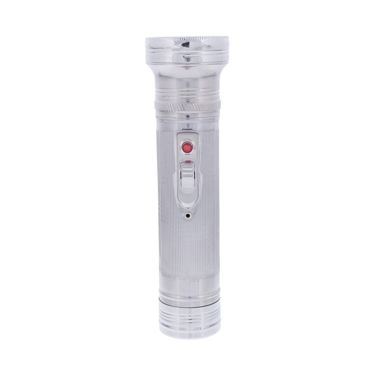 United Pacific Vintage Style LED Flashlight, 50 Lumens, Chrome Metal, Model 110917