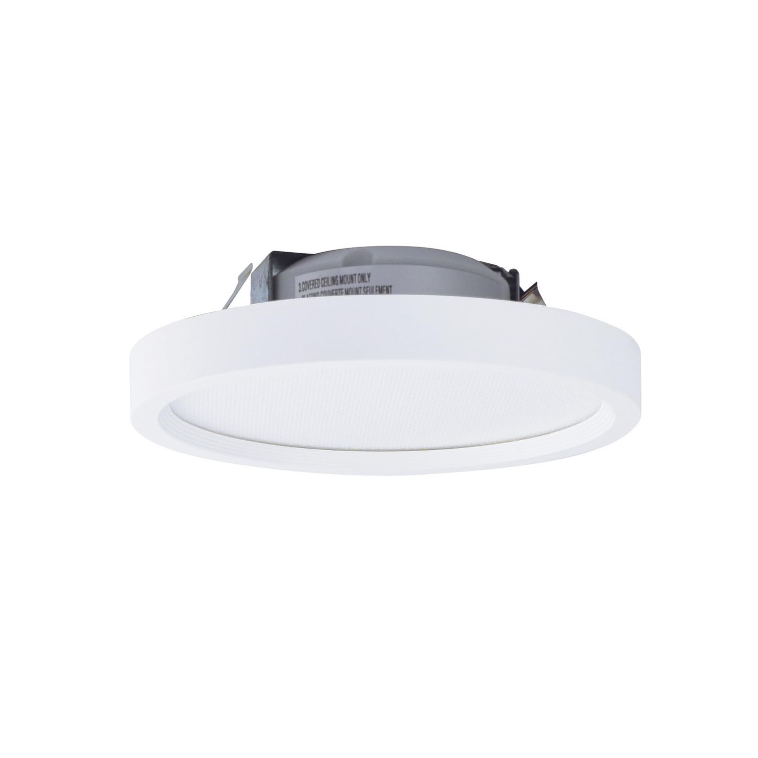 Nora Nlos-R42L40Ww Surf Baffle Led Regressed Edge-Lit Surface Mount, White (4000K, 4'' Round)