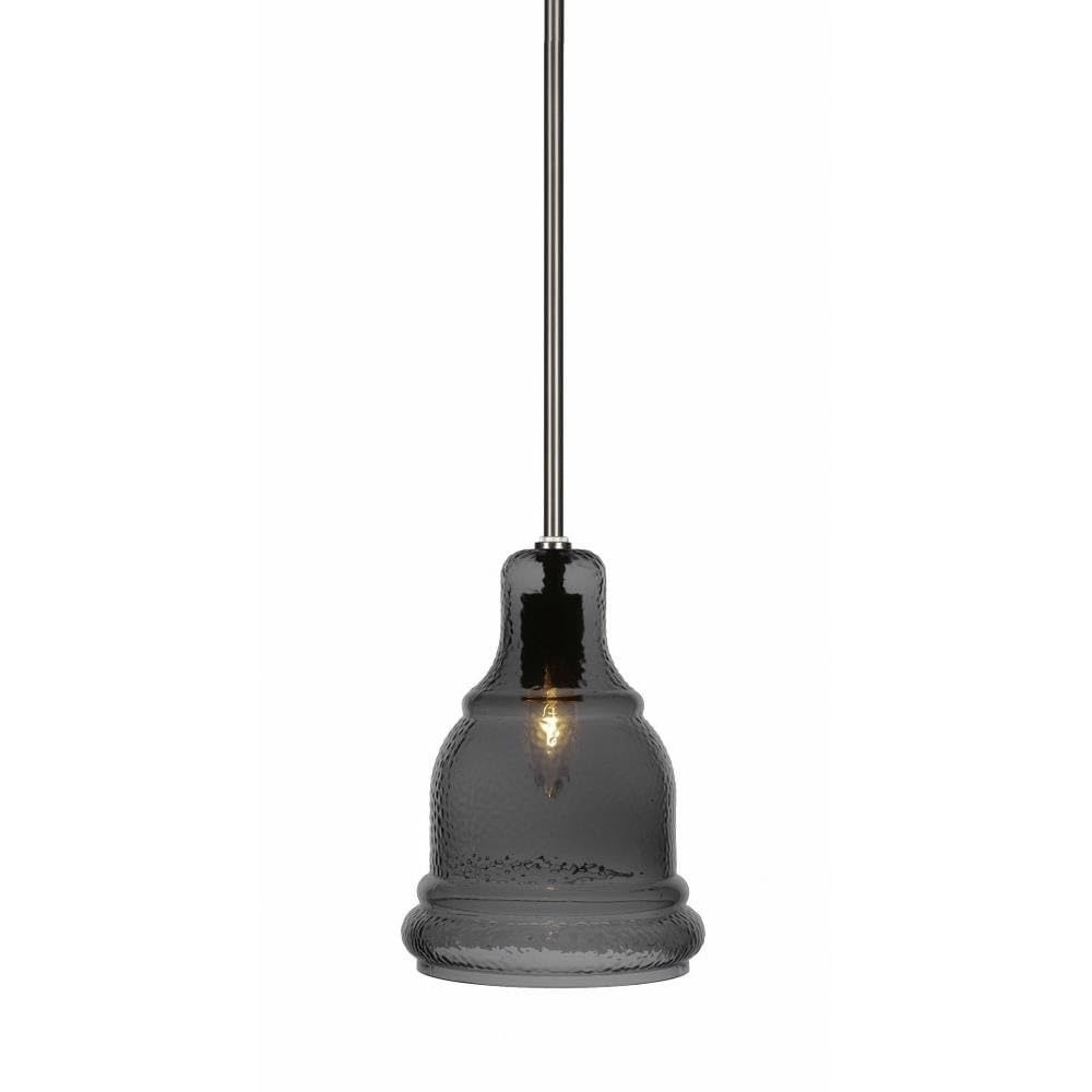 Toltec Lighting Palisade 1 Light Pendant in Brushed Nickel (81-BN-4562)