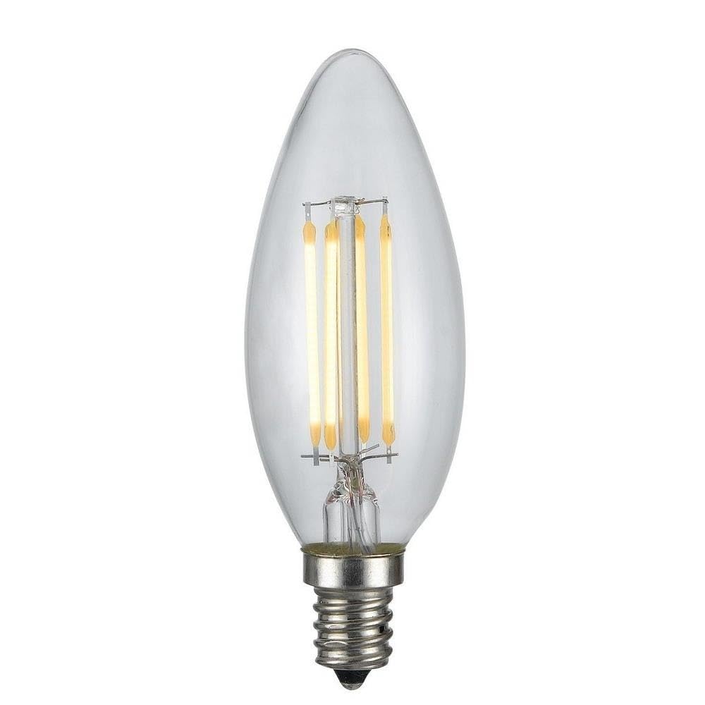 Led Edison Bulb, 4W, 22K, E12 Socket Base