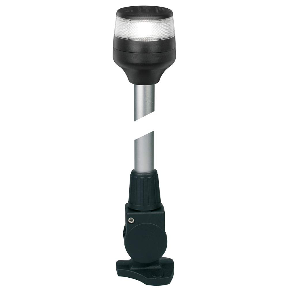 Hella Marine Naviled 360 Compact All Round Lamp - 2Nm - 40'' Fold Down Base - Black