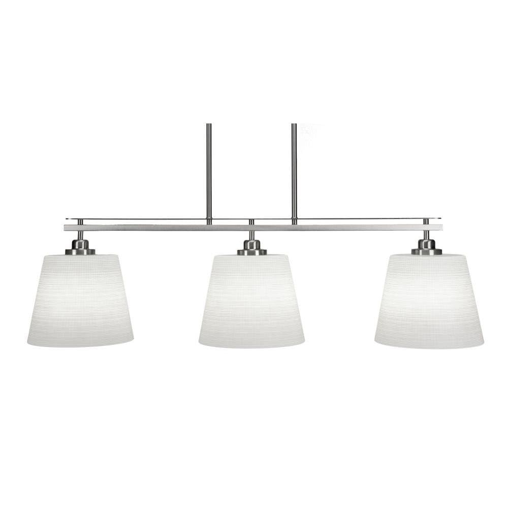 Odyssey 3 Light Island in Brushed Nickel (2636-BN-4081)
