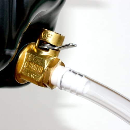Fumoto F133S Large Body Valve with Short Nipple & Lever Clip, 12mm-1.25, Gold, 1.21 cu in