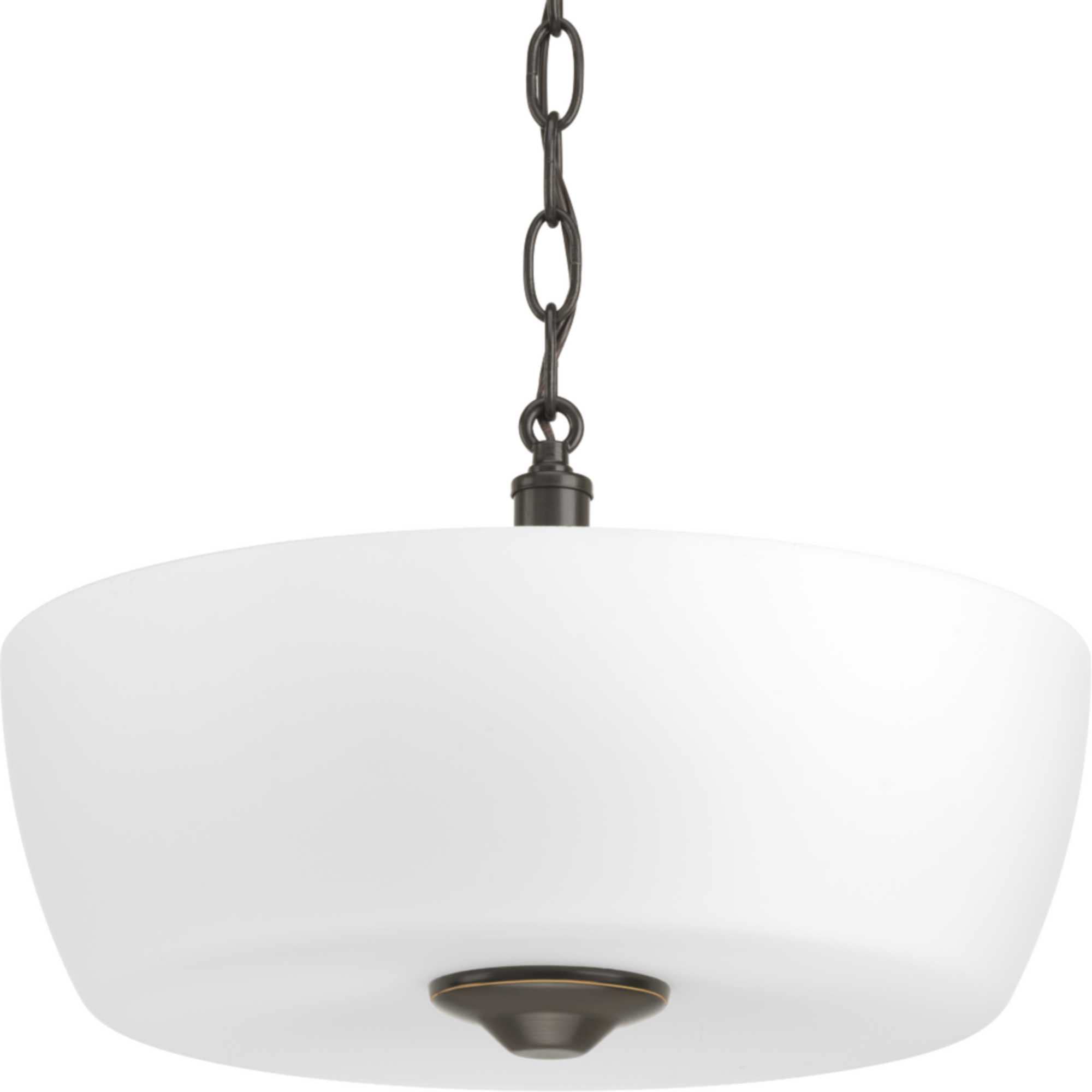 Progress Lighting P350060-009 Leap Close-To-Ceiling, Nickel
