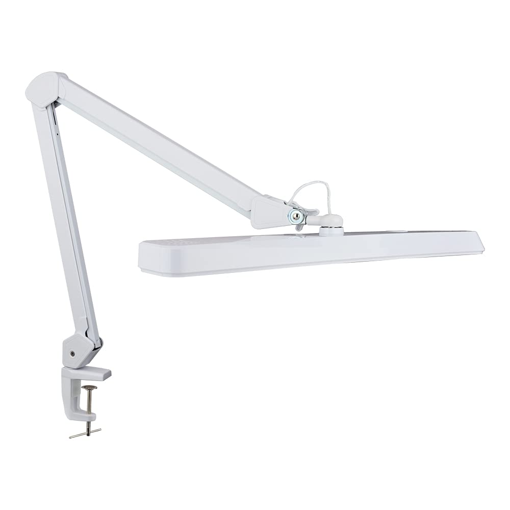 Neatfi XL LED Task Lamp, 2500 Lumens, 3 Light Modes, 3000-6000K, Dimmable, 30W, White, Model 9505