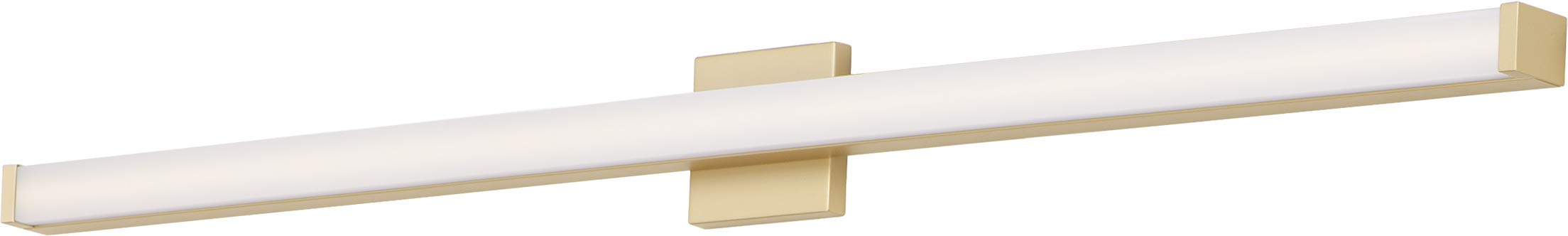 Maxim 52008Gld Spec Collection 48 Inch Dimmable Led Bathroom Vanity Light I 3000K I Gold I Modern Contemporary Light Fixture I P