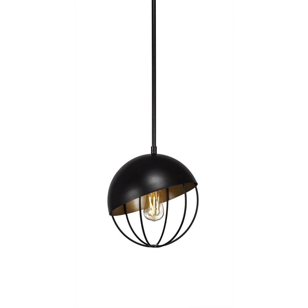 Toltec Lighting 1504-Es-Led18A Neo 1 Light Stem Pendant Amber Antique Led Bulb