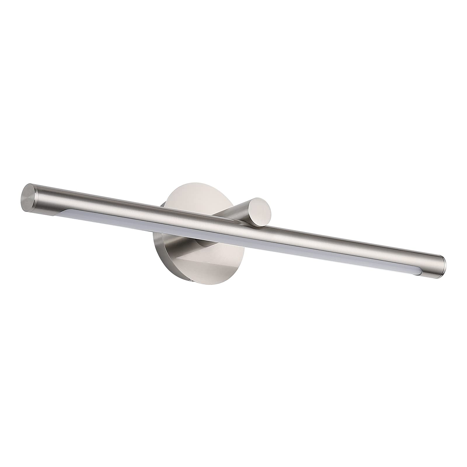 JUSHENG Picture Light, 12W Brushed Nickel Metal, 24.21in Inch, Hardwired, 3000K Warm White, Model 9050
