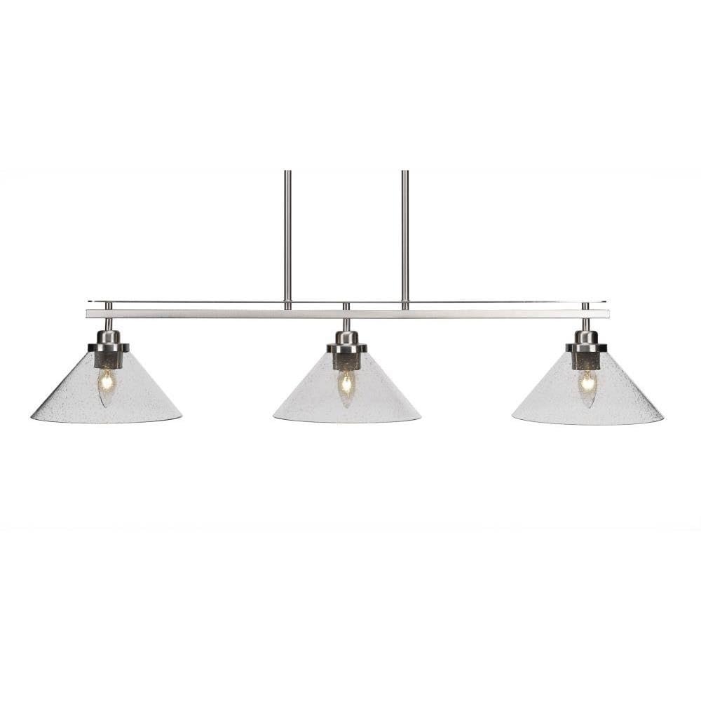 Odyssey 3 Light Island in Brushed Nickel (2636-BN-304)