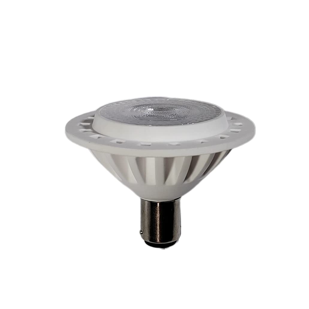 QLEE LED Spotlight 7W AC/DC 12V, Warm White Reflector, 3000K, 2 Pack, Aluminum, 38° Beam - Indoor/Outdoor Bulb Replacement