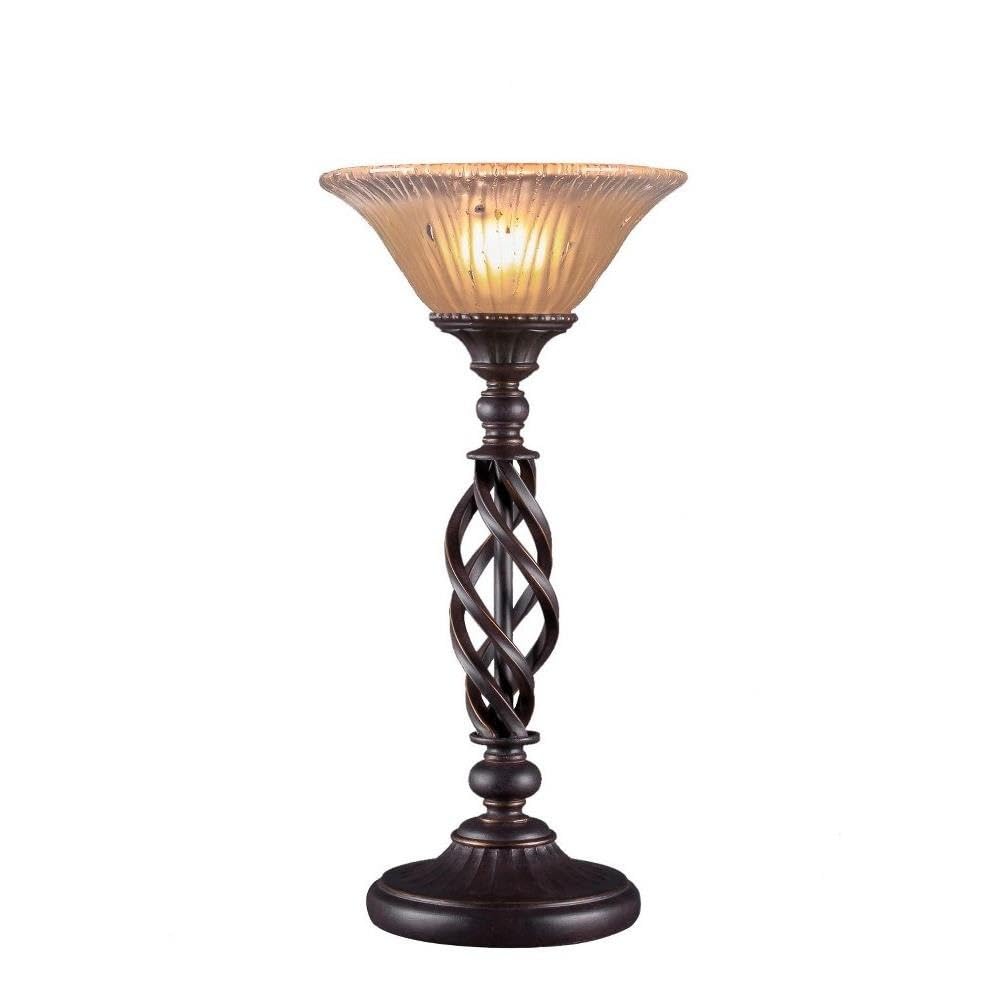 Toltec Lighting Elegante1 Light Table Lamp in Dark Granite (63-DG-730)
