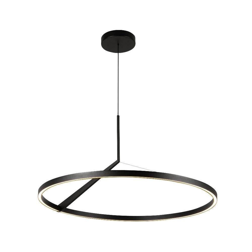 Kuzco Lighting PD27731-BK-3WCCT-UNV Roda - 50W LED Pendant-16.88 Inches Tall and 31.5 Inches Wide, Finish Color: Black