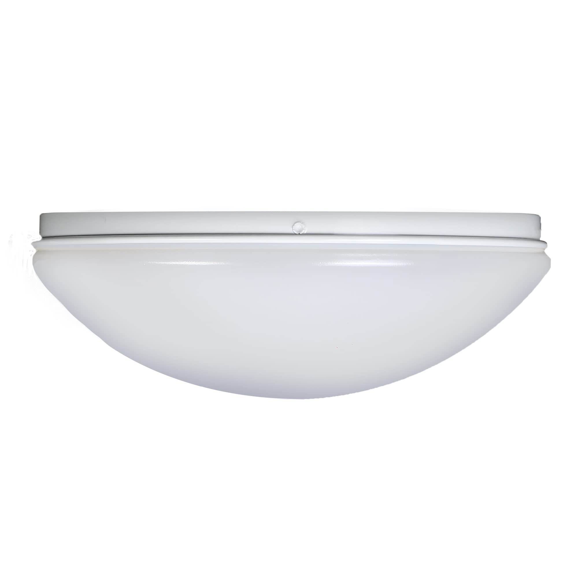 Designers Fountain Envirolite Flush Mount Ceiling Light, 11 Inch Led Round Glass Lighting Fixture For Kitchen, Bedroom, Bathroom