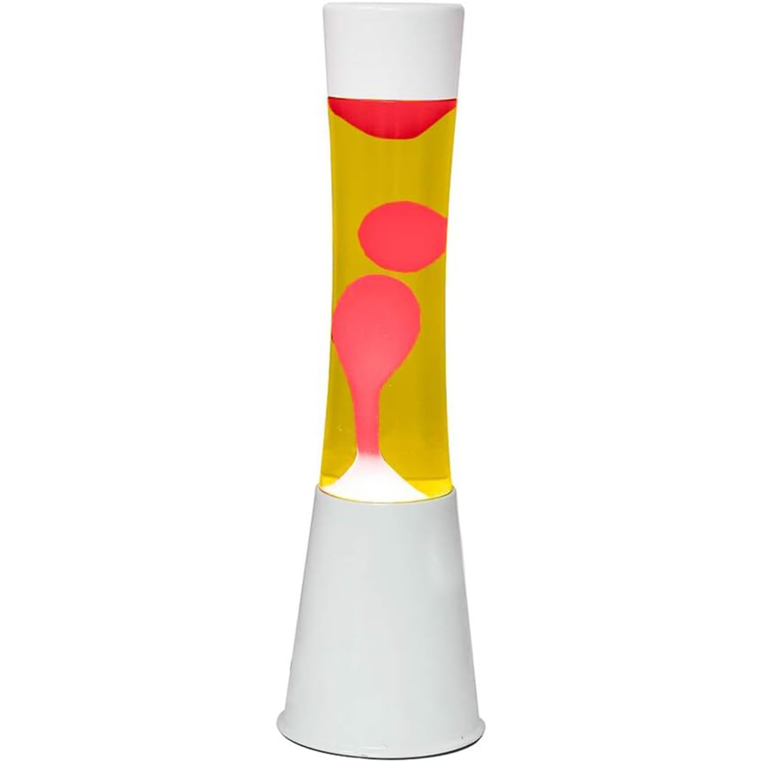 I-TOTAL Lamp with Internal Movement of Colored Bubbles, 3.93 x 15.74 in, Green & Yellow, Model 0000