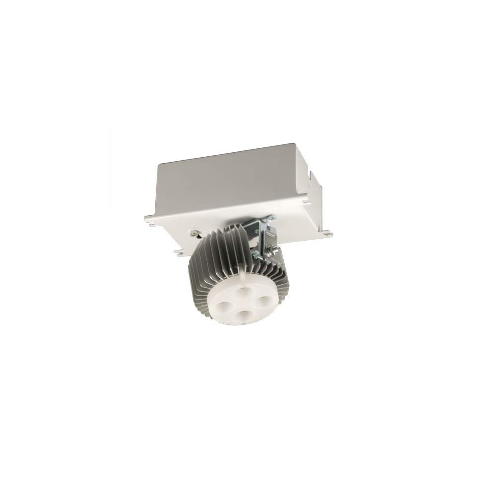One Light Housing And Trim Unit-4000 Color Temperature-Aluminum/White Finish